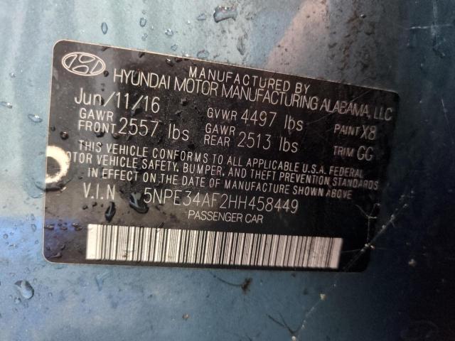 Photo 11 VIN: 5NPE34AF2HH458449 - HYUNDAI SONATA SPO 