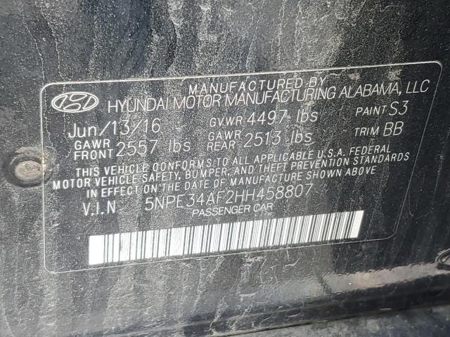 Photo 12 VIN: 5NPE34AF2HH458807 - HYUNDAI SONATA 