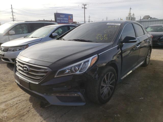 Photo 1 VIN: 5NPE34AF2HH463506 - HYUNDAI SONATA SPO 