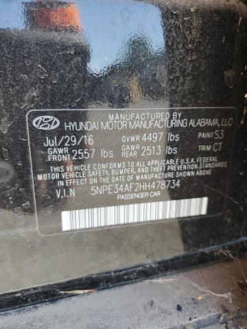 Photo 11 VIN: 5NPE34AF2HH478734 - HYUNDAI SONATA SPO 