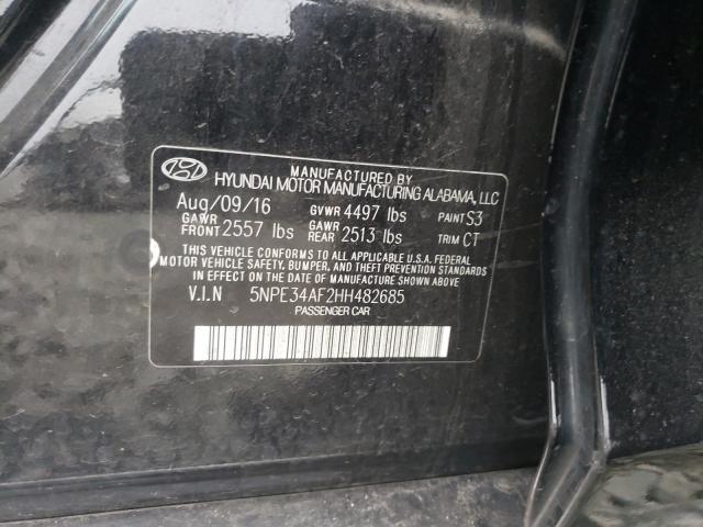 Photo 9 VIN: 5NPE34AF2HH482685 - HYUNDAI SONATA SPO 