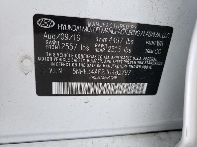 Photo 11 VIN: 5NPE34AF2HH482797 - HYUNDAI SONATA SPO 