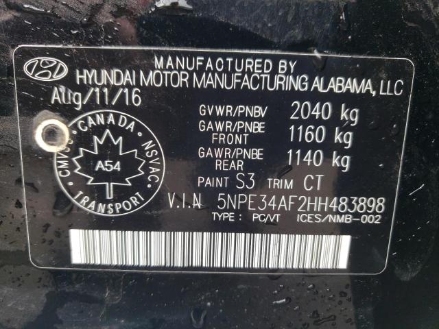 Photo 12 VIN: 5NPE34AF2HH483898 - HYUNDAI SONATA 