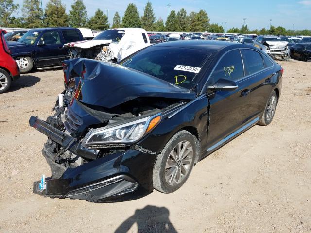 Photo 1 VIN: 5NPE34AF2HH485196 - HYUNDAI SONATA SPO 