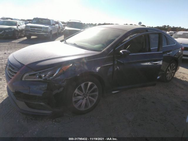 Photo 1 VIN: 5NPE34AF2HH489488 - HYUNDAI SONATA 