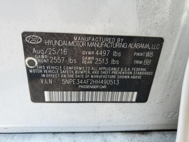 Photo 11 VIN: 5NPE34AF2HH490513 - HYUNDAI SONATA SPO 