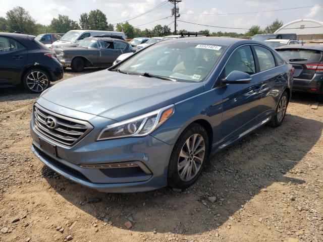 Photo 1 VIN: 5NPE34AF2HH507651 - HYUNDAI SONATA SPO 