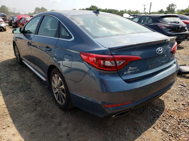 Photo 2 VIN: 5NPE34AF2HH507651 - HYUNDAI SONATA SPO 