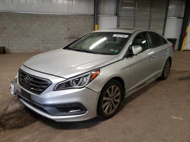 Photo 1 VIN: 5NPE34AF2HH509559 - HYUNDAI SONATA SPO 