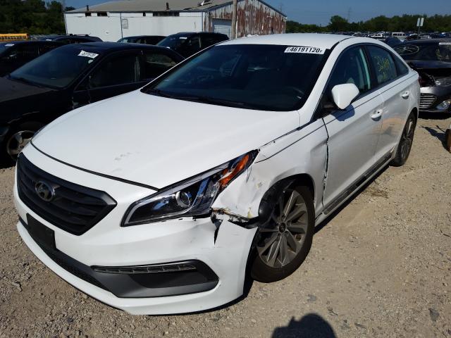 Photo 1 VIN: 5NPE34AF2HH513594 - HYUNDAI SONATA SPO 