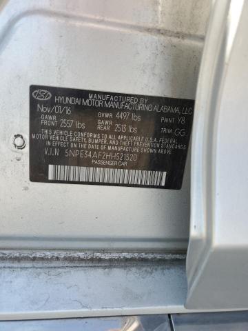 Photo 11 VIN: 5NPE34AF2HH521520 - HYUNDAI SONATA SPO 