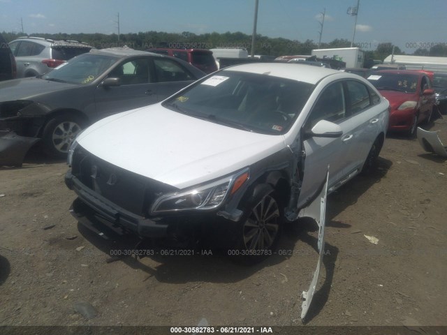 Photo 1 VIN: 5NPE34AF2HH525941 - HYUNDAI SONATA 