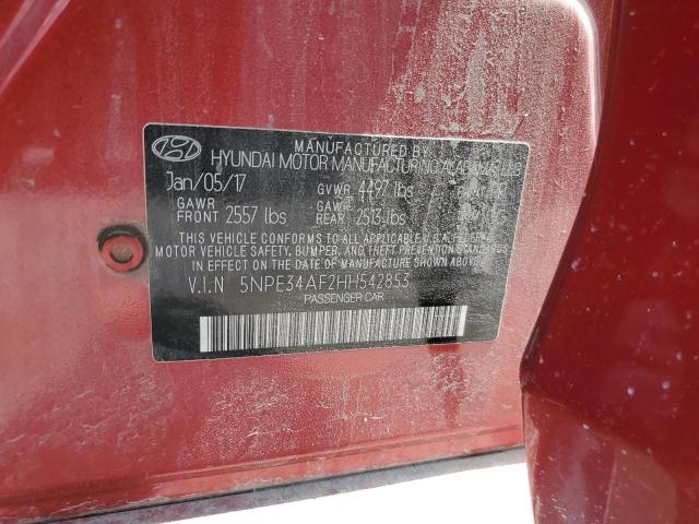 Photo 11 VIN: 5NPE34AF2HH542853 - HYUNDAI SONATA SPO 