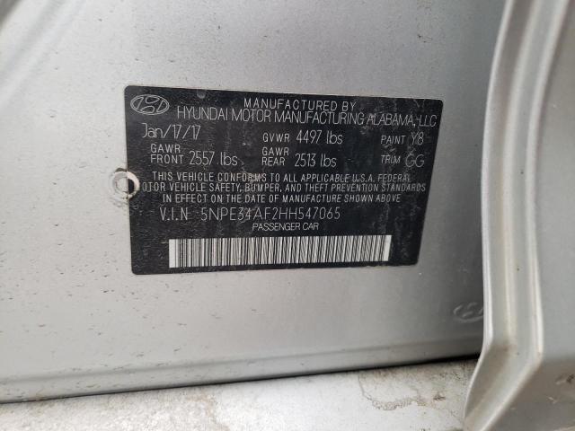 Photo 11 VIN: 5NPE34AF2HH547065 - HYUNDAI SONATA SPO 