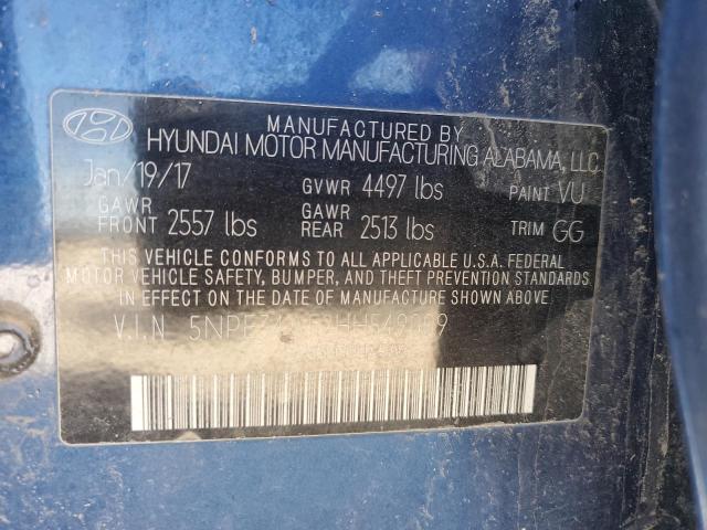 Photo 11 VIN: 5NPE34AF2HH549009 - HYUNDAI SONATA 