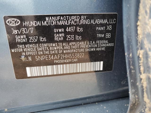 Photo 11 VIN: 5NPE34AF2HH553822 - HYUNDAI SONATA 