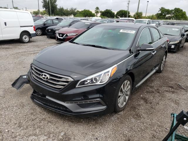 Photo 1 VIN: 5NPE34AF2HH557224 - HYUNDAI SONATA 