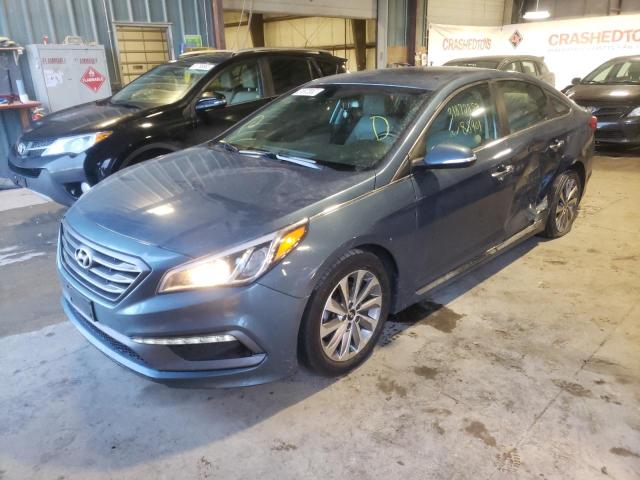 Photo 1 VIN: 5NPE34AF2HH564660 - HYUNDAI SONATA SPO 