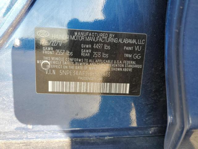 Photo 11 VIN: 5NPE34AF2HH565873 - HYUNDAI SONATA SPO 