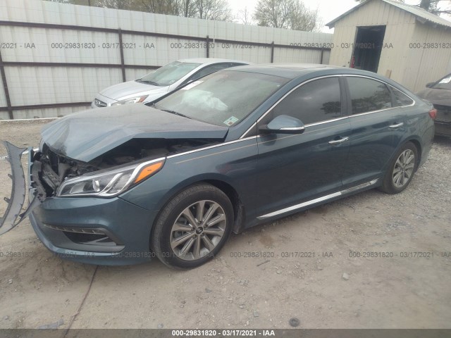 Photo 1 VIN: 5NPE34AF2HH568336 - HYUNDAI SONATA 