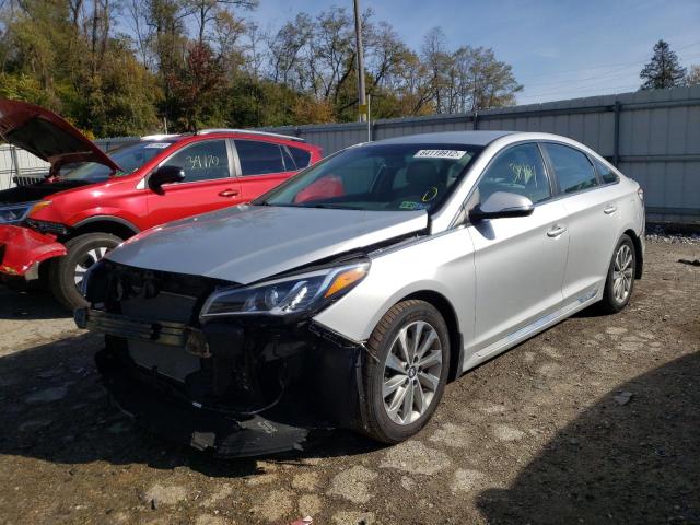 Photo 1 VIN: 5NPE34AF2HH568370 - HYUNDAI SONATA SPO 