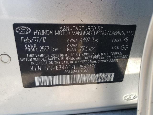 Photo 9 VIN: 5NPE34AF2HH568370 - HYUNDAI SONATA SPO 