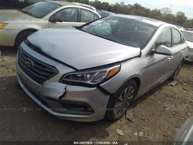 Photo 1 VIN: 5NPE34AF2HH569633 - HYUNDAI SONATA 