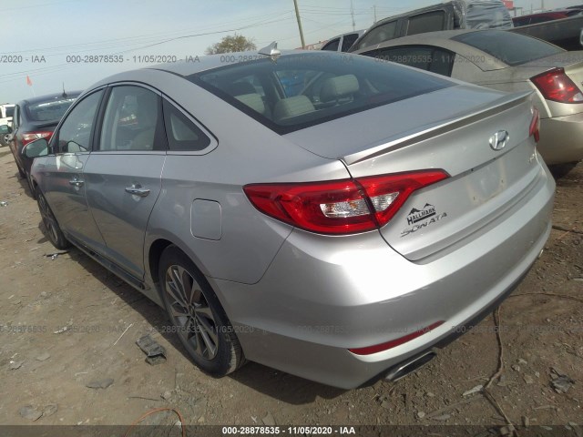 Photo 2 VIN: 5NPE34AF2HH569633 - HYUNDAI SONATA 