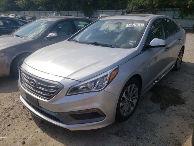 Photo 1 VIN: 5NPE34AF2HH578591 - HYUNDAI SONATA SPO 