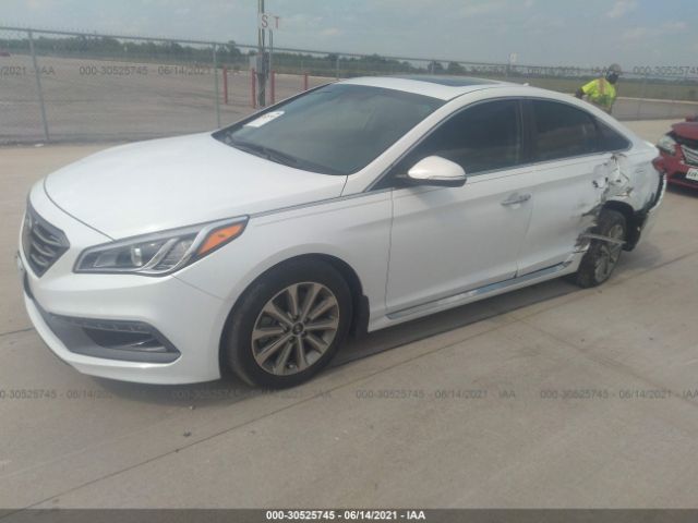 Photo 1 VIN: 5NPE34AF2HH582253 - HYUNDAI SONATA 