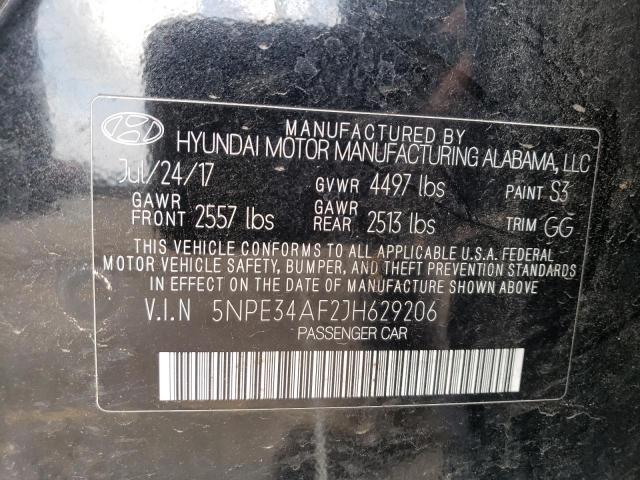 Photo 11 VIN: 5NPE34AF2JH629206 - HYUNDAI SONATA SPO 