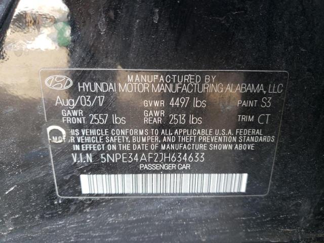 Photo 11 VIN: 5NPE34AF2JH634633 - HYUNDAI SONATA SPO 