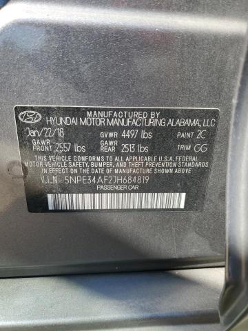 Photo 11 VIN: 5NPE34AF2JH684819 - HYUNDAI SONATA SPO 