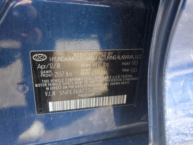 Photo 12 VIN: 5NPE34AF2JH702879 - HYUNDAI SONATA 