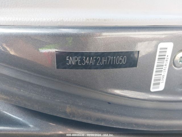 Photo 8 VIN: 5NPE34AF2JH711050 - HYUNDAI SONATA 