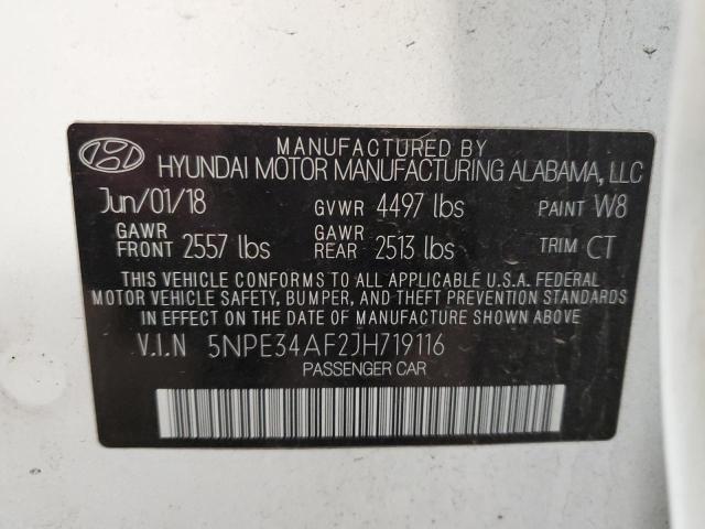 Photo 12 VIN: 5NPE34AF2JH719116 - HYUNDAI SONATA 