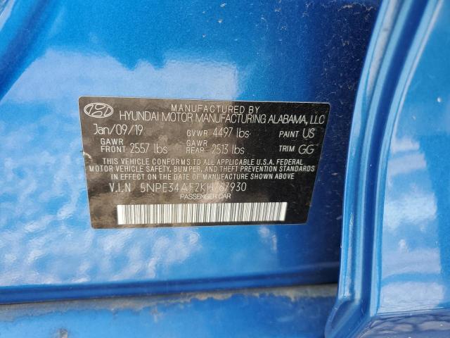 Photo 9 VIN: 5NPE34AF2KH767930 - HYUNDAI SONATA LIM 