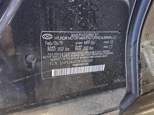 Photo 11 VIN: 5NPE34AF2KH781309 - HYUNDAI SONATA LIM 