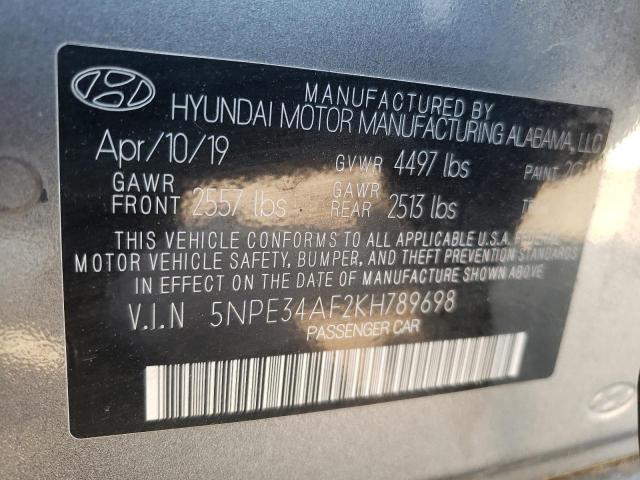 Photo 9 VIN: 5NPE34AF2KH789698 - HYUNDAI SONATA LIM 