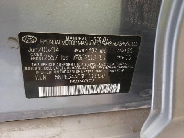 Photo 9 VIN: 5NPE34AF3FH013330 - HYUNDAI SONATA SPO 