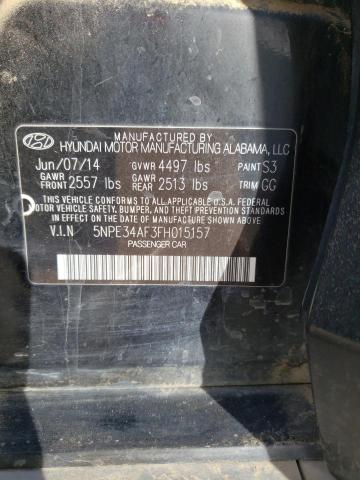 Photo 11 VIN: 5NPE34AF3FH015157 - HYUNDAI SONATA 