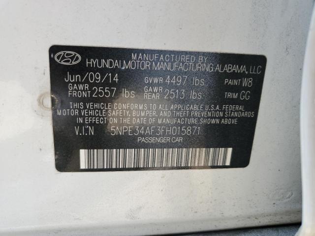 Photo 11 VIN: 5NPE34AF3FH015871 - HYUNDAI SONATA 