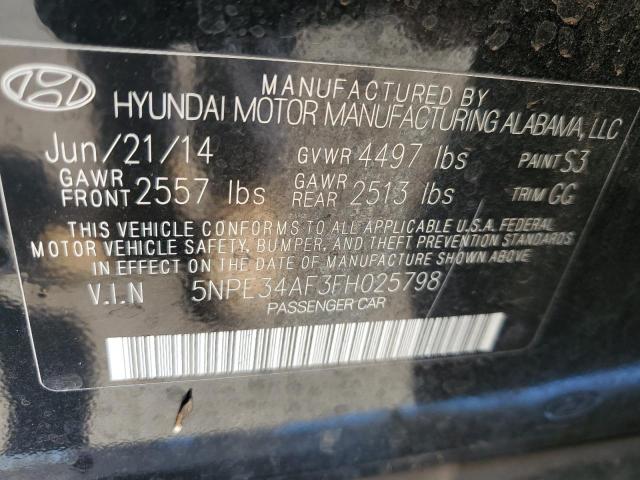 Photo 11 VIN: 5NPE34AF3FH025798 - HYUNDAI SONATA SPO 