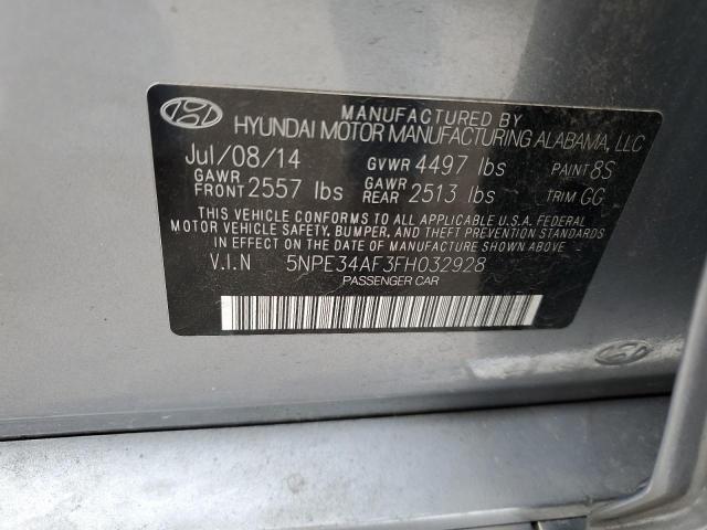 Photo 11 VIN: 5NPE34AF3FH032928 - HYUNDAI SONATA 