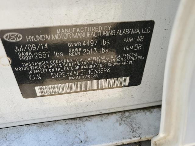 Photo 11 VIN: 5NPE34AF3FH033898 - HYUNDAI SONATA 