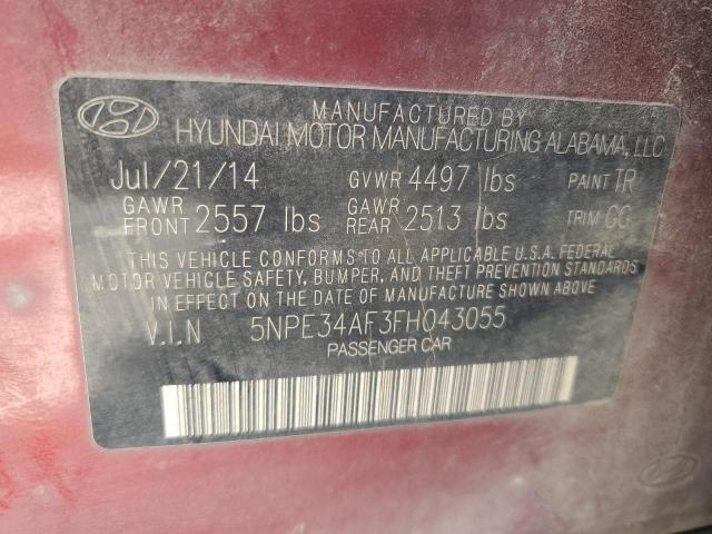 Photo 11 VIN: 5NPE34AF3FH043055 - HYUNDAI SONATA SPO 