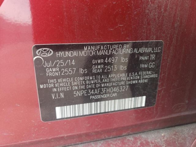 Photo 11 VIN: 5NPE34AF3FH046327 - HYUNDAI SONATA SPO 