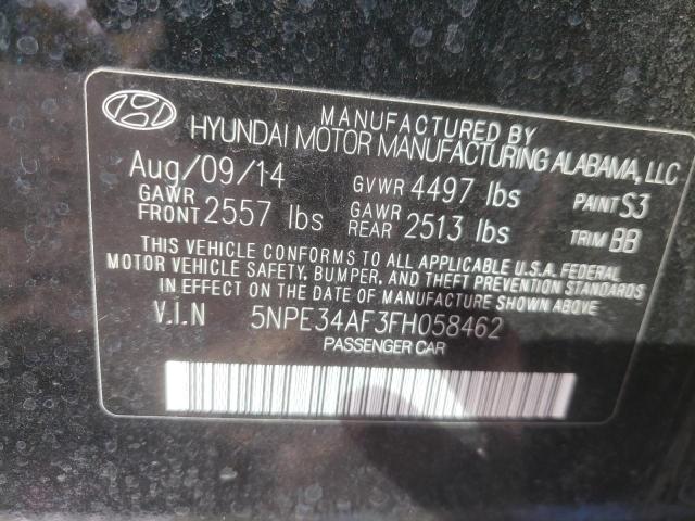 Photo 12 VIN: 5NPE34AF3FH058462 - HYUNDAI SONATA SPO 