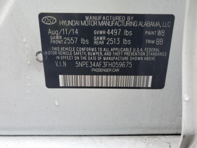 Photo 11 VIN: 5NPE34AF3FH059675 - HYUNDAI SONATA 