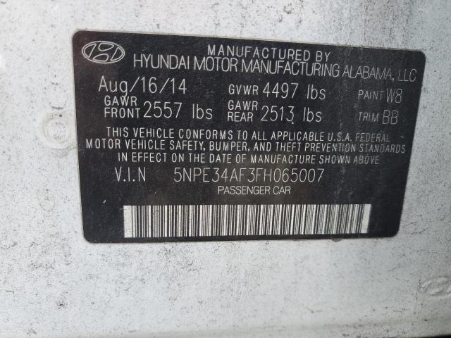 Photo 11 VIN: 5NPE34AF3FH065007 - HYUNDAI SONATA SPO 